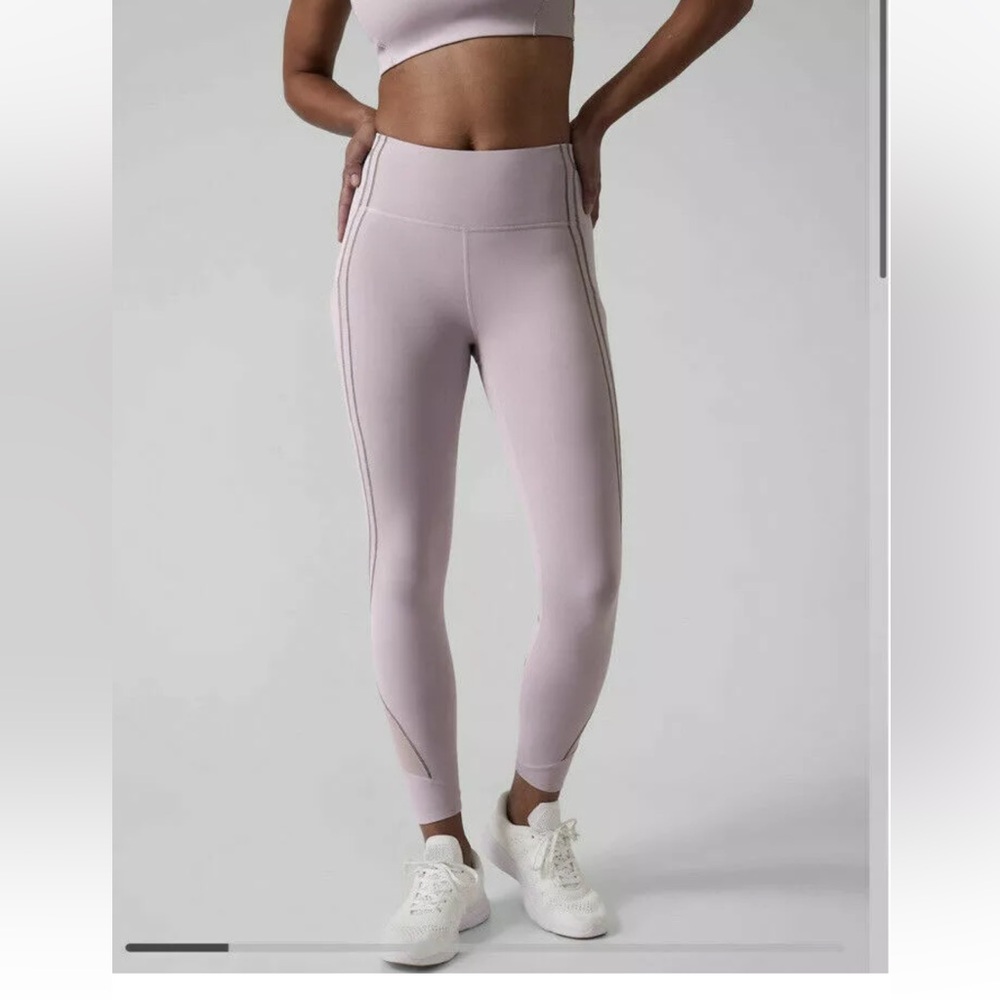 NEW $98 Athleta Ultimate Stash Pocket Ignite 7/8 Purple Lavender Leggings 731
